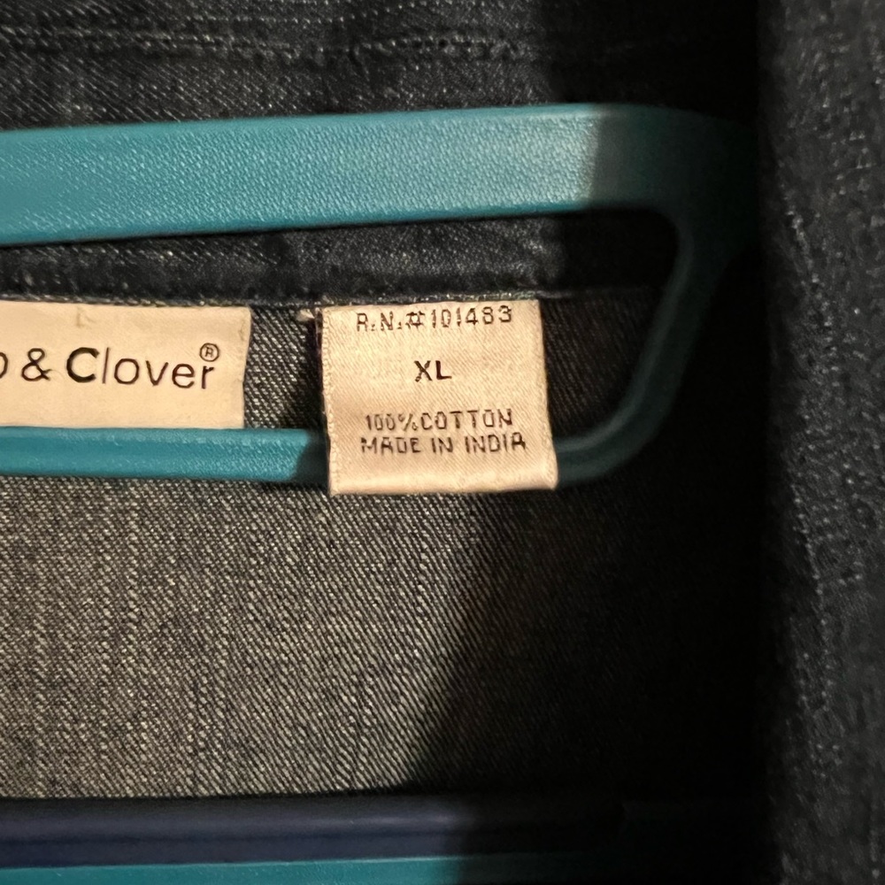 Frayed Jean Jacket, Button Down Denim, Coco & Clo… - image 6